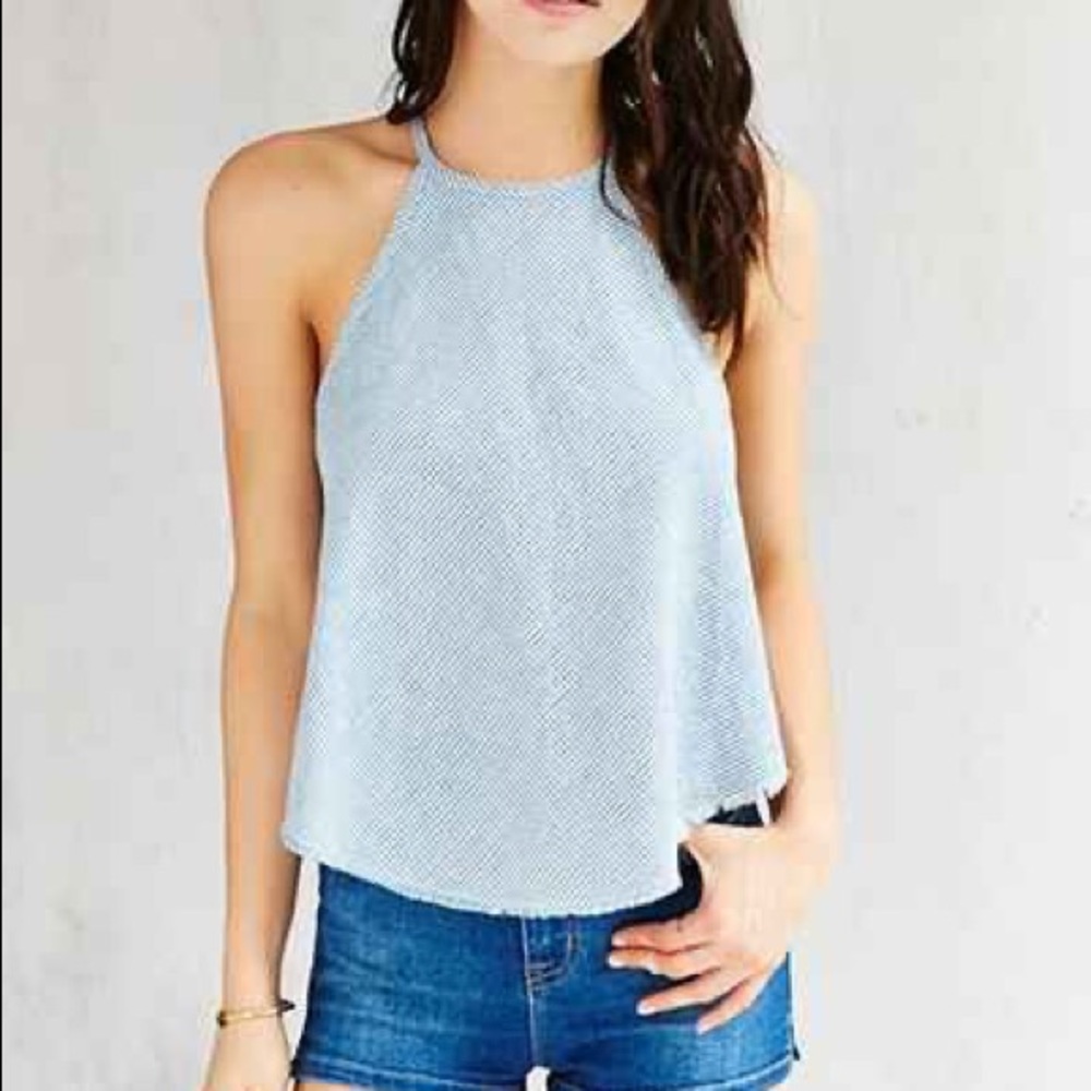 Urban Outfitters BDG Railroad Seersucker Tank Top